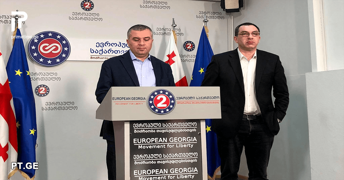 „ევროპული საქართველო” მთავრობას ანტიკრიზისულ  გეგმას სთავაზობს