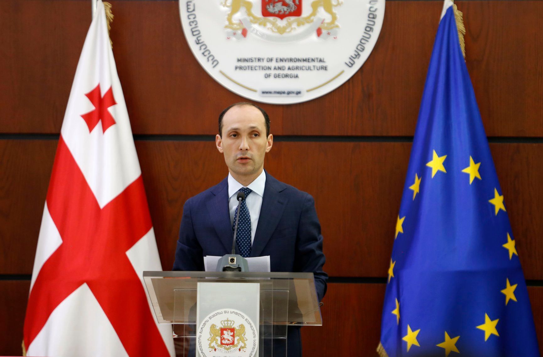 დეზინფექცია მინისტრის კაბინეტში, რომლის მოადგილეს კორონავირუსი დაუდგინდა