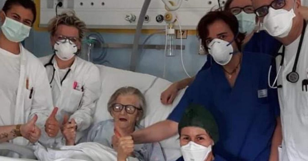 95 წლის იტალიელი ქალი კორონავირუსისგან განიკურნა