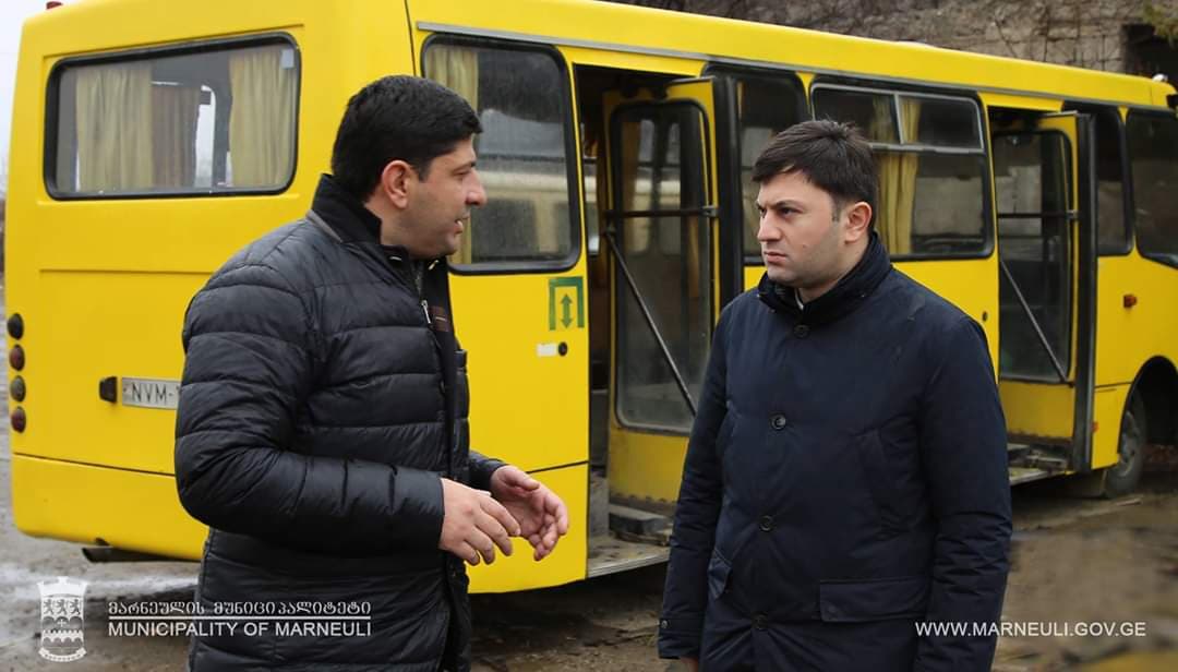 მარნეულში მოსახლეობის გადაადგილებისთვის ტრანსპორტი გამოიყო