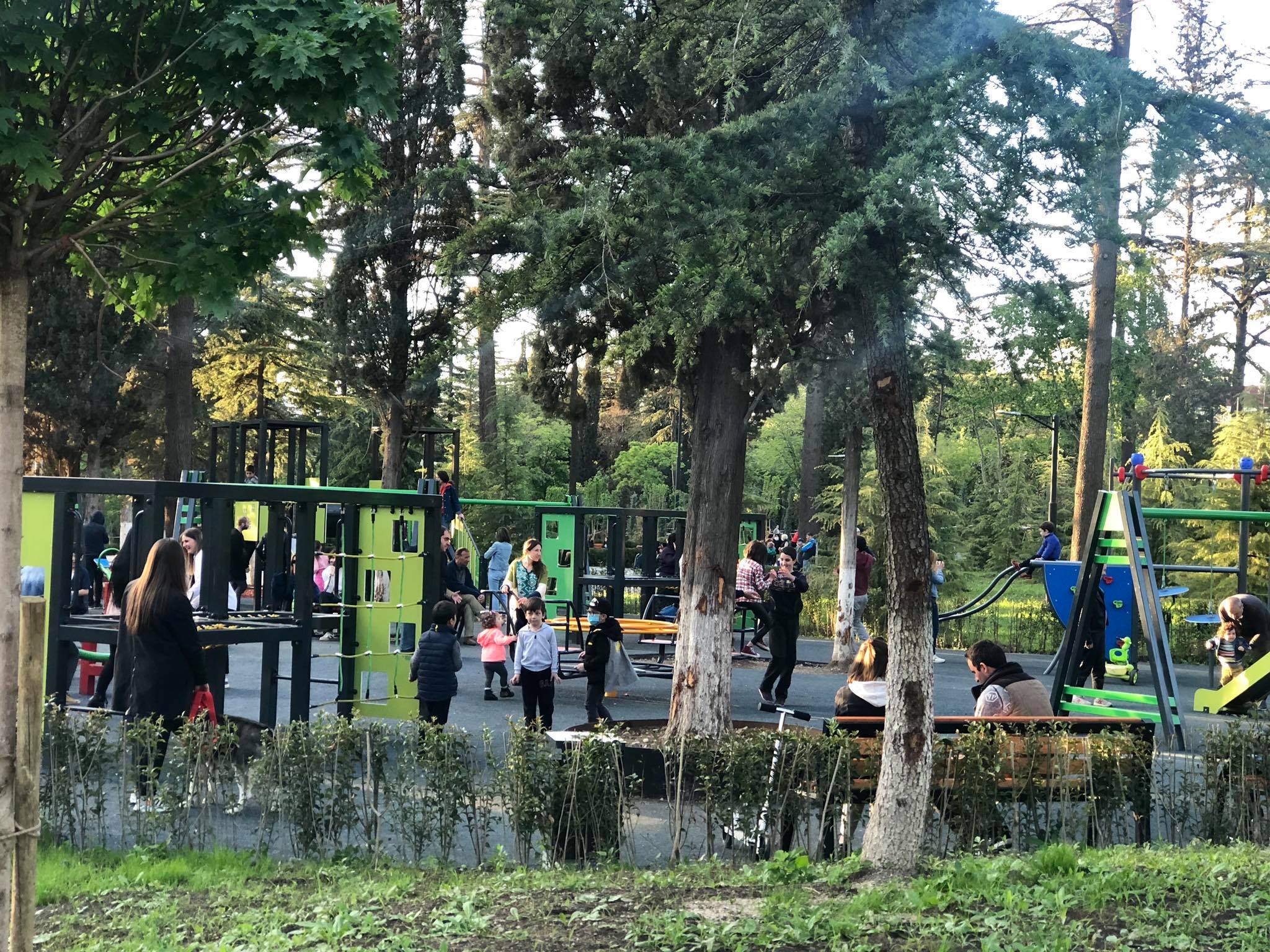 რა ხდება თბილისის სკვერებში მას შემდეგ, რაც გამოიდარა – ფოტოკოლაჟი