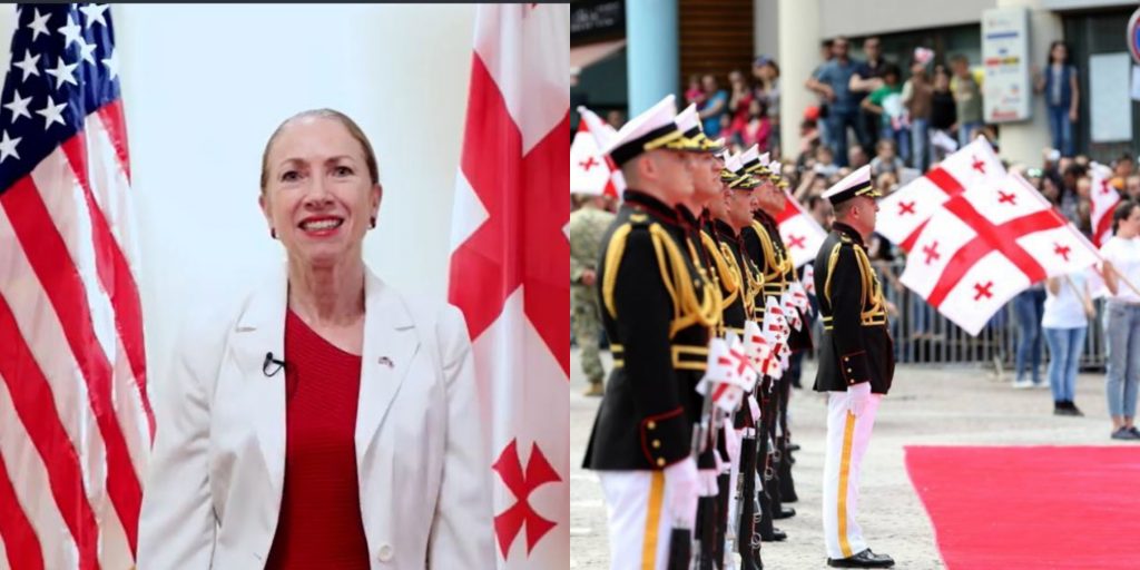 დღეს თქვენთან ერთად ვზეიმობთ - აშშ-ის საელჩო საქართველოს დამოუკიდებლობის დღეს ულოცავს