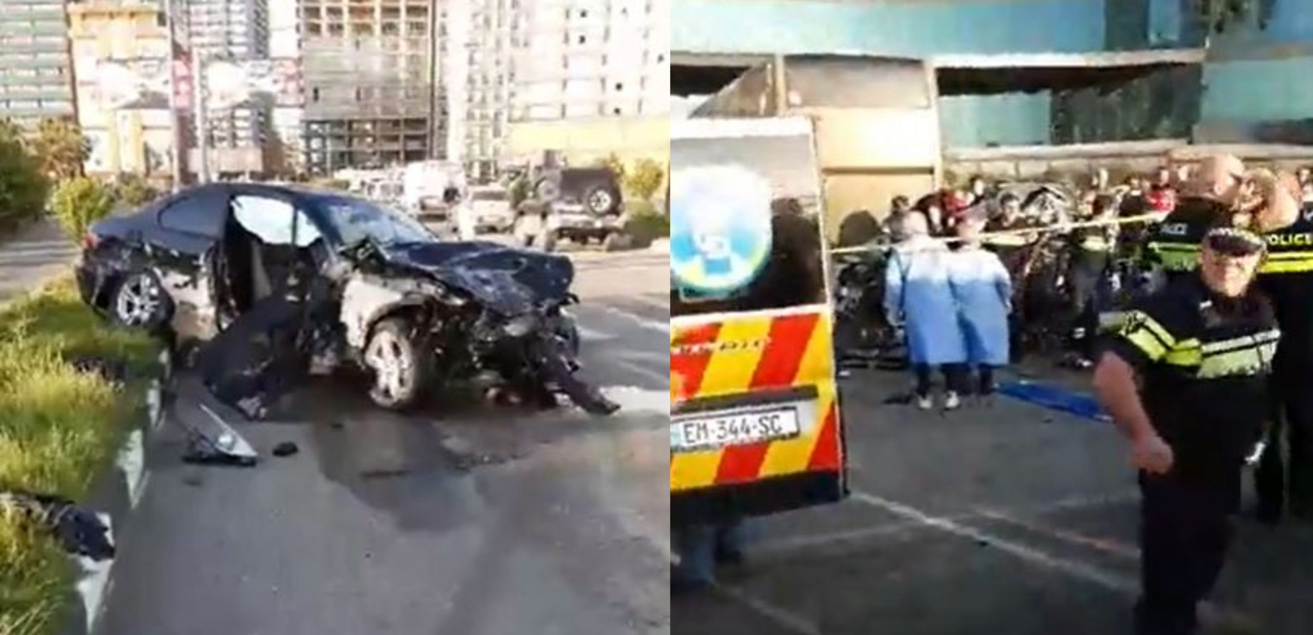 შემზარავი ავარიის კადრები ბათუმიდან – დაშავებულების მდგომარეობა კრიტიკულია