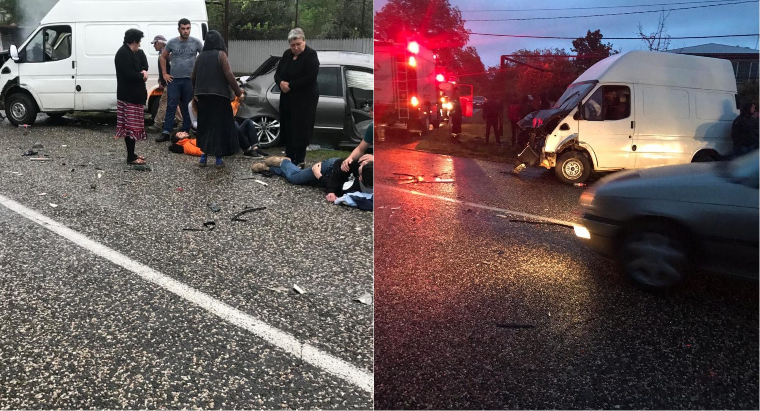 ზუგდიდი-მესტიის გზაზე ავარია მოხდა – დაშავებულია 5 ადამიანი