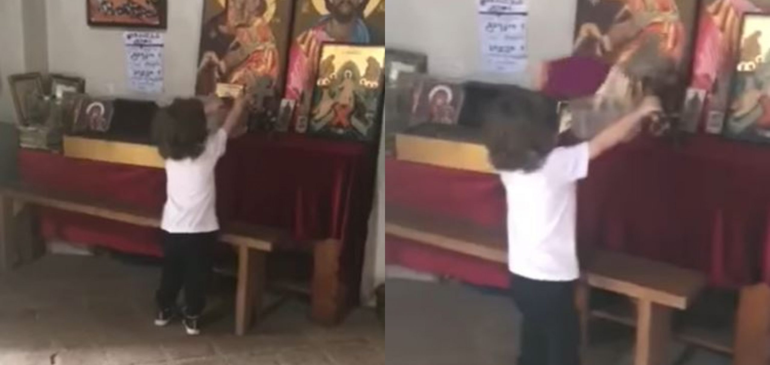 Video: „ჯერ შენ უნდა გაკურთხო, თავი ქვემოთ ჩამოწიე“ – მამა თეიმურაზი შვილის ვიდეოს აქვეყნებს