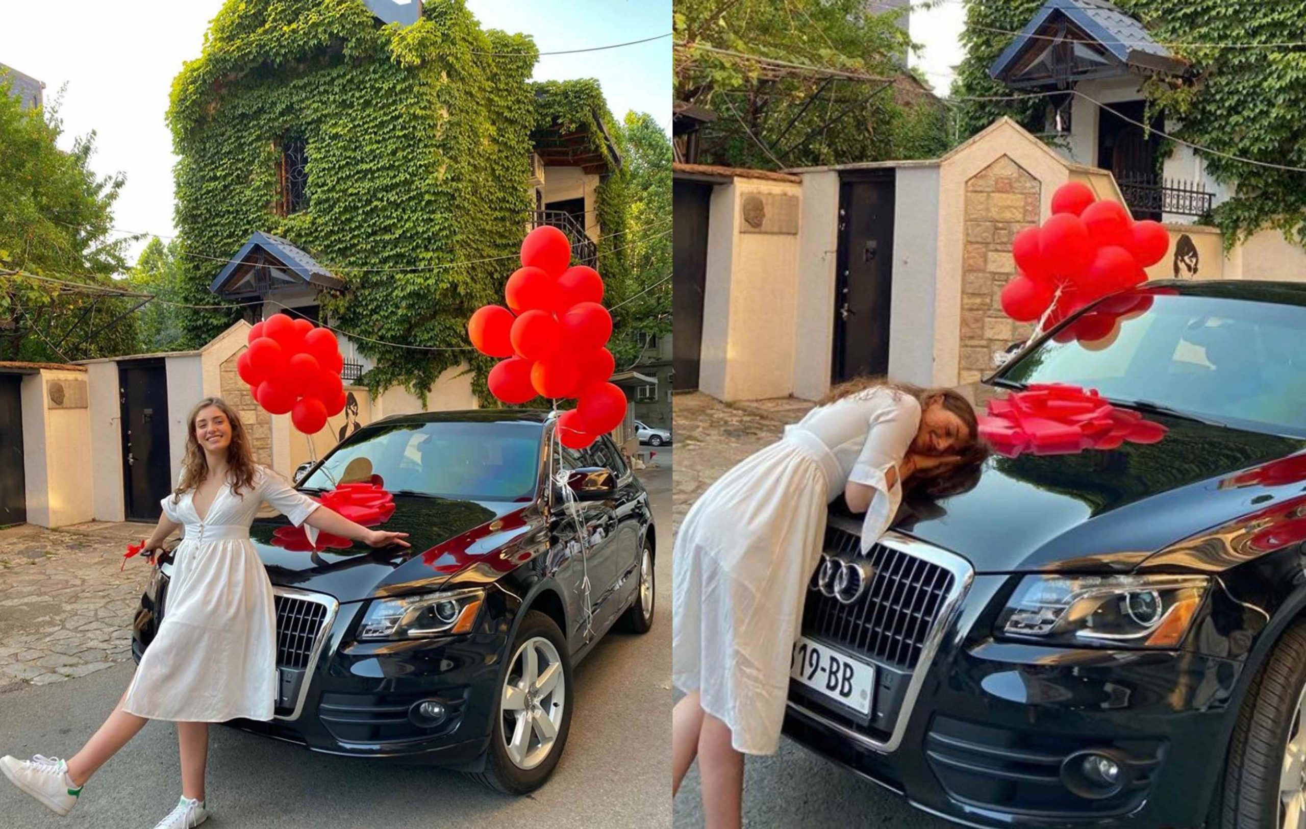 „საუკეთესო დღე ჩემს ცხოვრებაში!“ – ევა ბარბაქაძეს მანქანა აჩუქეს 