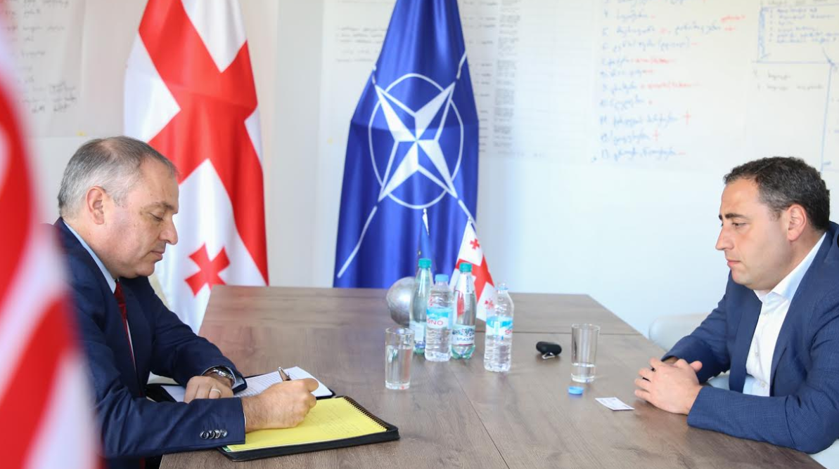 გიორგი ვაშაძე ისრაელის ელჩს შეხვდა