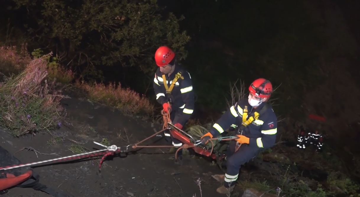 მძიმე კადრები ტრაგედიის ადგილიდან – შსს ავტოკატასტროფის ადგილიდან ვიდეოს ავრცელებს