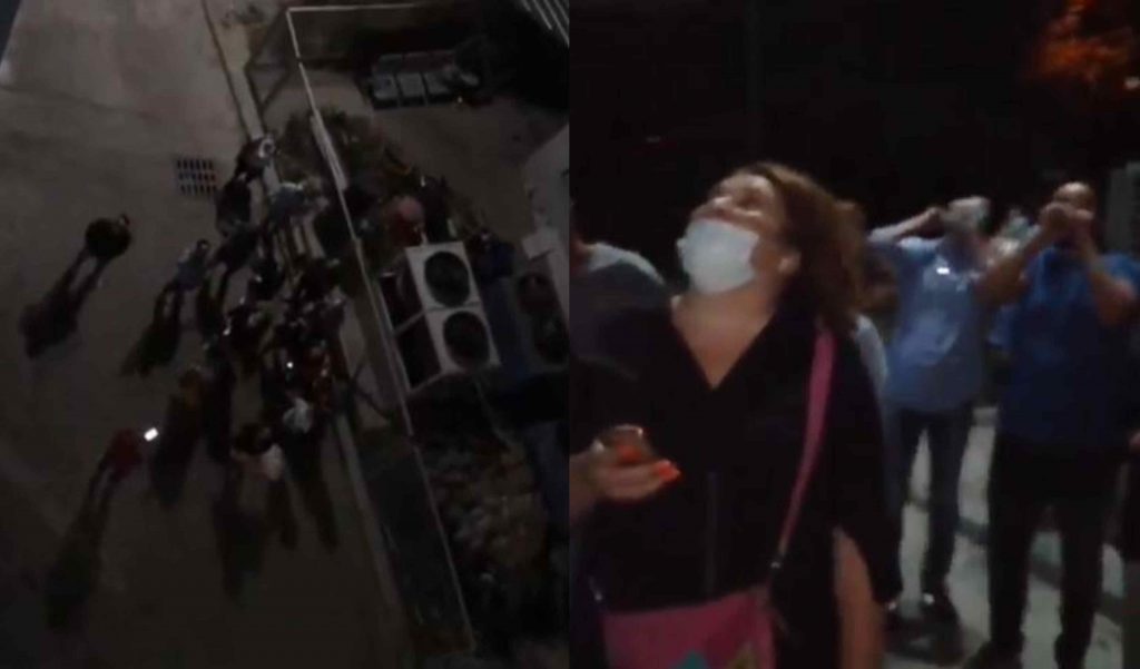 „ჩამოდი, ჩართვა გაქვს!“ - თეონა ცხომელიძეს „კურიერის“ გუნდი კლინიკის ეზოდან ამხნევებს (ვიდეო)