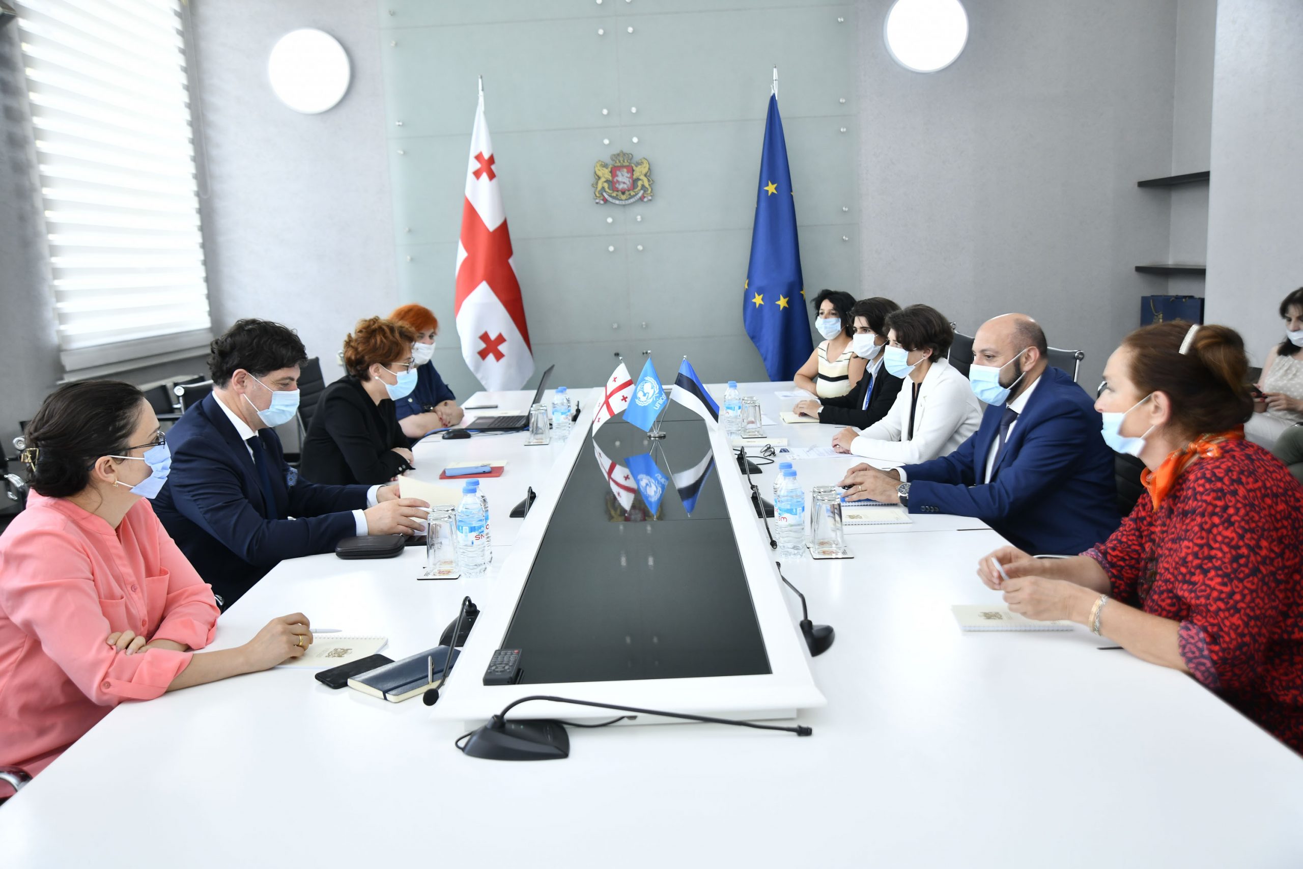 ეკატერინე დგებუაძემ ესტონეთის ელჩთან და გაეროს ბავშვთა ფონდის წარმომადგენელთან ზოგადი განათლების მიმართულებით დაგეგმილი ახალი პროექტი განიხილა