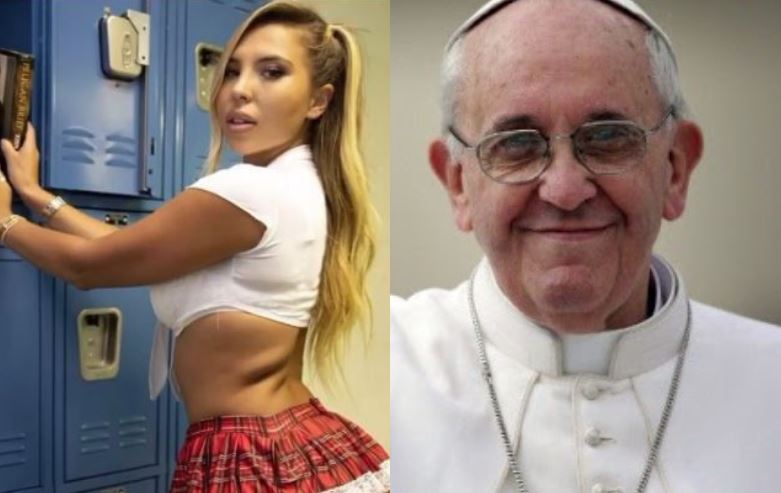 რომის პაპმა მოდელს სექსუალური ფოტო „დაულაიქა“