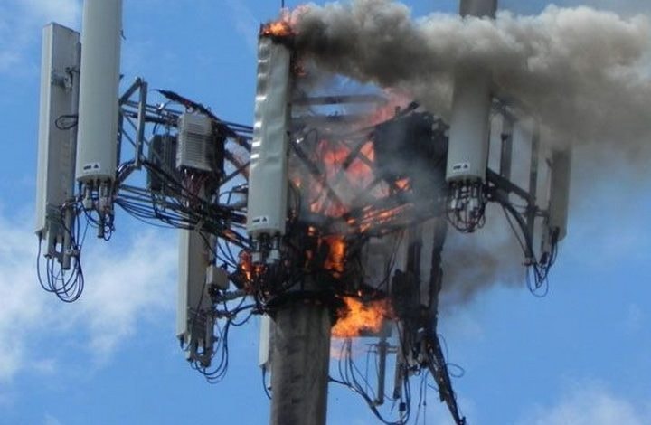 ზესტაფონში კაცმა ინტერნეტის ანძა გადაწვა – ამბობს, რომ ასხივებდა