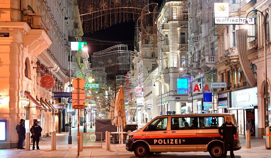 სპეცოპერაცია გრძელდება! – უახლესი ინფორმაცია ავსტრიაში მომხდარი თავდასხმის შესახებ