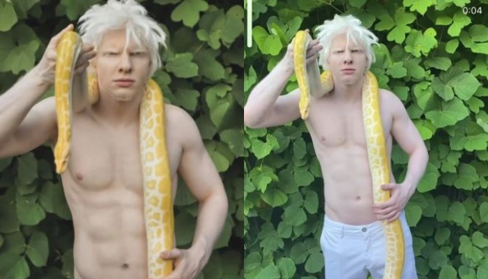 Video: ბერა ივანიშვილი აქვეყნებს ვიდეოს, სადაც ის პითონთან ერთად პოზირებს