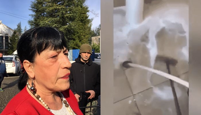 ერთმა ბავშვმა ჩაწერა ვიდეო, ვისაც სკოლის დირექტორობა უნდა – მერიის წარმომადგენელი, რომელმაც ბავშვებს საპირფარეშო დაალაგებინა