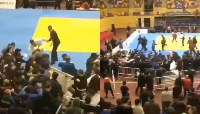 VIDEO: დაღესტანში ძიუდოს ტურნირი ხელჩართულ ჩხუბში გადაიზარდა