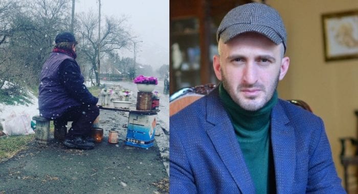 „კიდევ კარგი შევნიშნე – გზაზე, მოსახვევთან ქალი იჯდა, მისი განწირული მზერა…” – გიორგი კეკელიძის ემოციური პოსტი