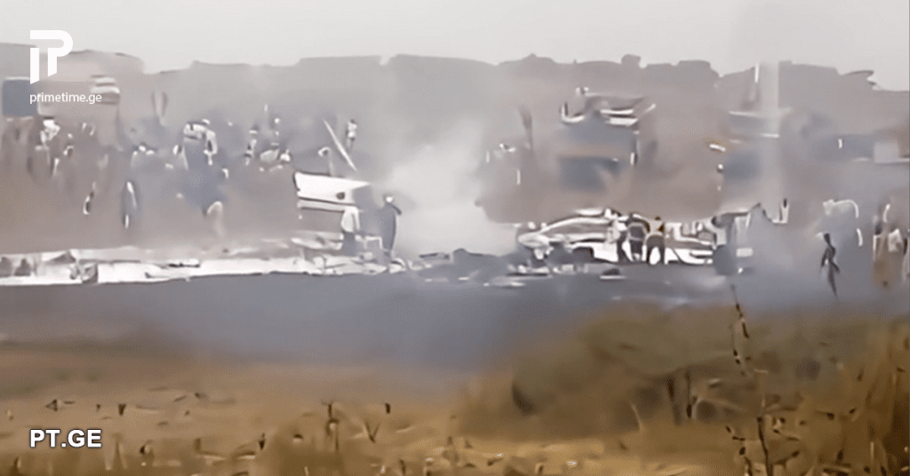 შემზარავი კადრები ნიგერიიდან, სადაც სამხედრო თვითმფრინავი ჩამოვარდა