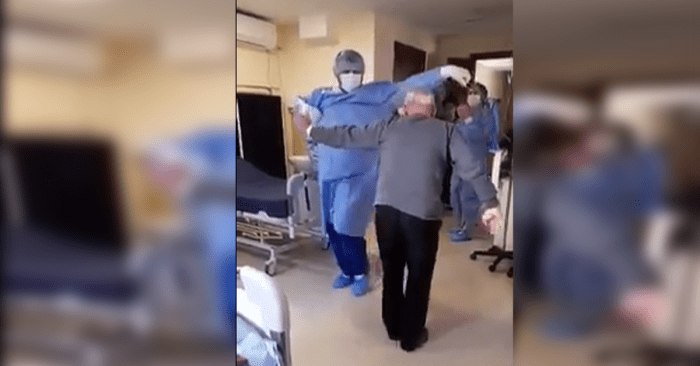 Video: ჩოხატაურში კოვიდპაციენტებს ცეკვით ამხნევებენ