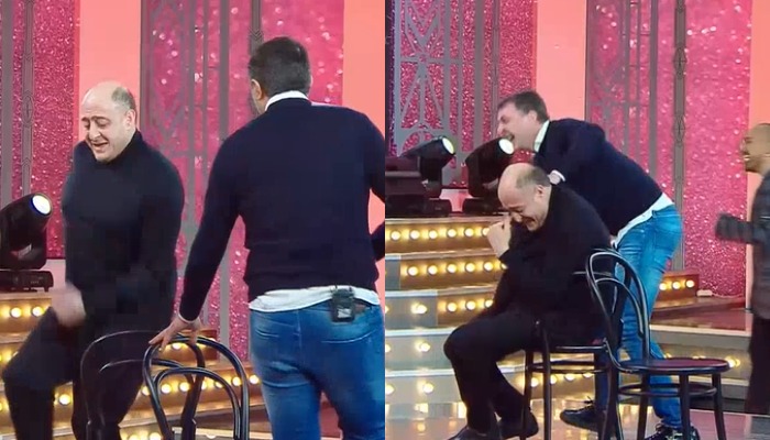 ბრძოლა სკამებისთვის! – ძმები არველაძეების შოუ ტელეეთერში, რაც ძალიან გაგამხიარულებთ (ვიდეო)