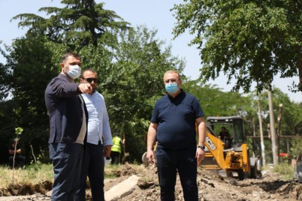 რუსთავში ჭყნდიდელის დასახლებაში 30 შიდა ეზოს რეაბილიტაცია მიმდინარეობს