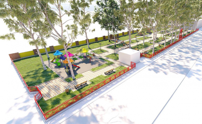 ტყიბულში რეკრეაციული ზონების განახლება მიმდინარეობს