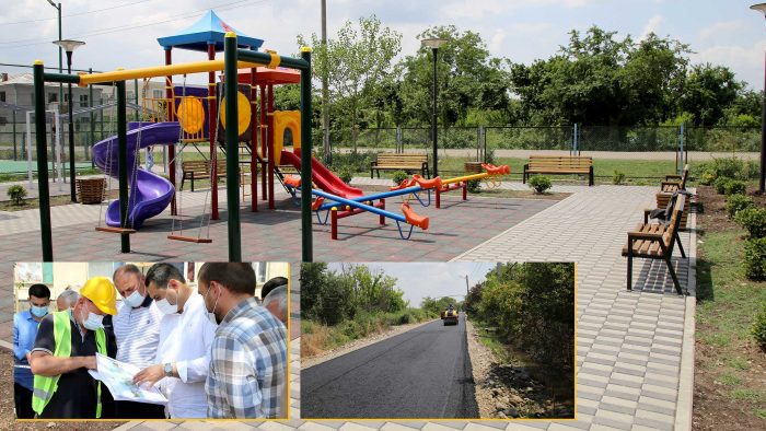 მარნეულში ინფრასტრუქტურული პროექტები ხელმძღვანელმა პირებმა მოინახულეს