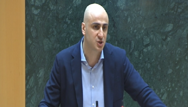 შემოვედი, რათა თითოეული თქვენგანი, რაც შეიძლება მალე გაგიყვანოთ ამ დარბაზიდან – ნიკა მელიას პირველი გამოსვლა პარლამენტის ტრიბუნიდან