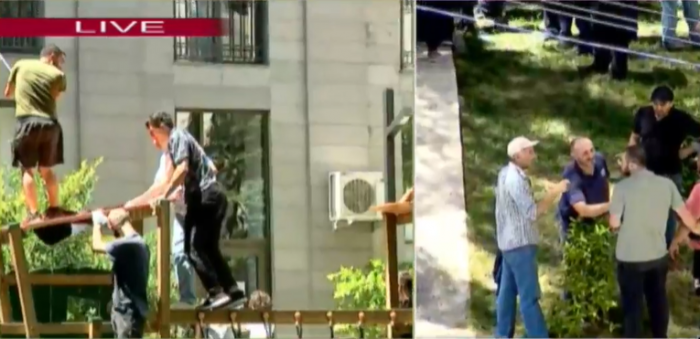 „სირცხვილიას“ ოფისი დაარბიეს?!. - ჩამტვრეულია ფანჯრები