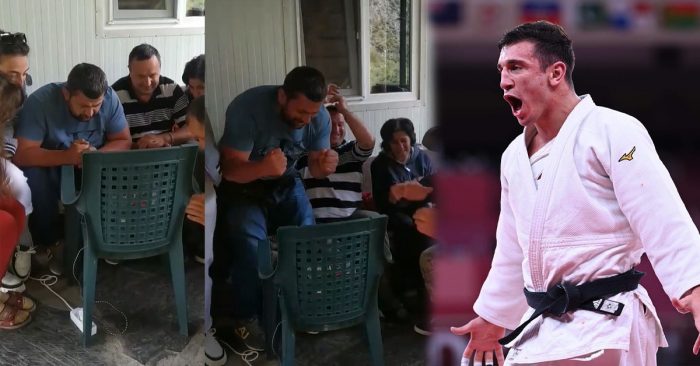 VIDEO: „შენ გენაცვალე“ – როგორ აღნიშნავს ზურაბ ზვიადაური ლაშა ბექაურის ოლიმპიურ ჩემპიონობას