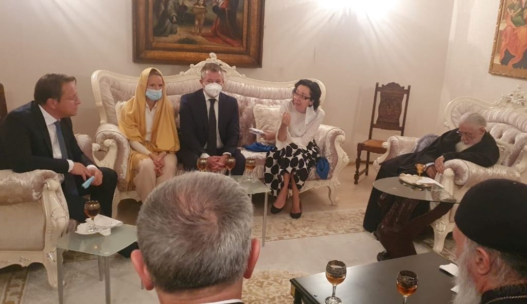 კათოლიკოს-პატრიარქმა ევროკომისარს უმასპინძლა