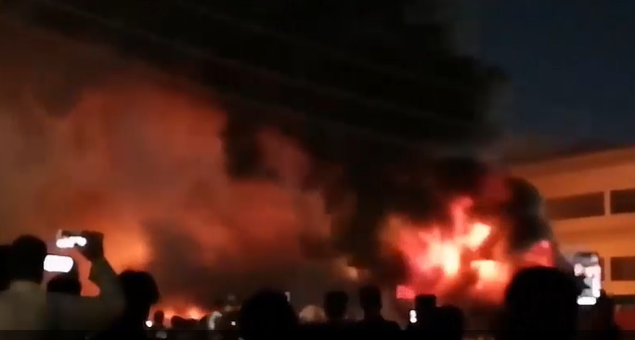 ხანძარი კოვიდსასტუმროში – ცეცხლმა ერაყში 50 ადამიანი იმსხვერპლა, არის ათობით დაშავებული