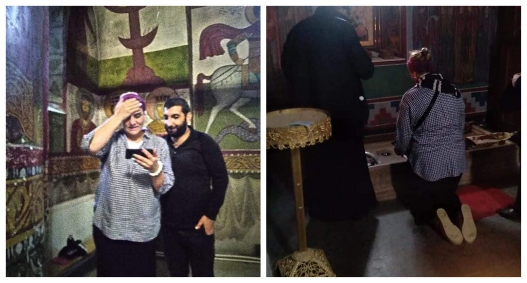 ლაშა ბექაურის დედის ემოცია, როცა შვილის ჩემპიონობა გაიგო - ემოციური ფოტოები მონასტრიდან