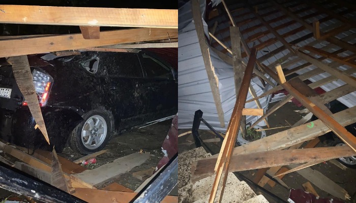 სახლს მთლიანად გადახადა სახურავი, დატბორილია მშენებარე სახლის პირველი სართული – წალენჯიხაში სამშვილიანი ოჯახი დაზარალდა