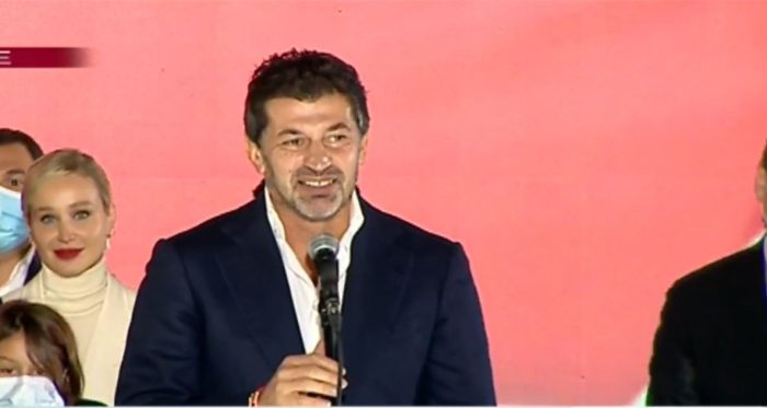 VIDEO: კალაძის პირველი ემოცია ეგზიტპოლის შედეგების გამოცხადებისას