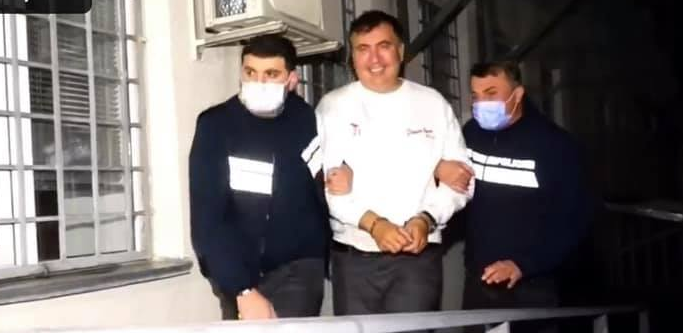 VIDEO: სააკაშვილის დაკავების კადრები გავრცელდა