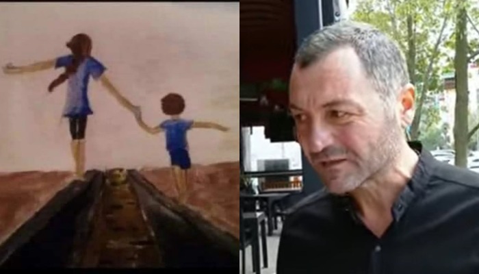 „მითხრა, მე და დედა ზეცაში მივდივართო,  ისე რაღაცნაირად ჩაიღიმა, პასუხი არ გამცა“ - რა უთხრა დათამ მამას ნახატზე