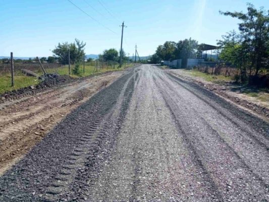 სიღნაღში საგზაო ინფრასტრუქტურის მოწყობა მიმდინარეობს
