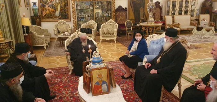 ილია მეორემ სალომე ზურაბიშვილს საპატრიარქოში უმასპინძლა