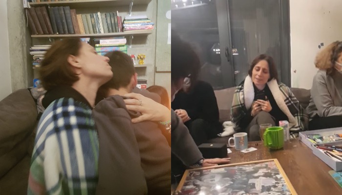 როგორ შეხვდა ელენე ხოშტარია მშობლებს და შვილებს საავადმყოფოს დატოვების შემდეგ – ფოტოები და ვიდეო ოჯახური გარემოდან