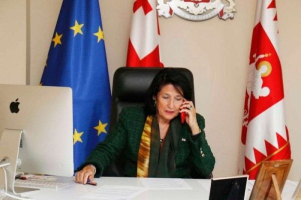 საქართველოს პრეზიდენტი პოლონეთის პრეზიდენტს ესაუბრა