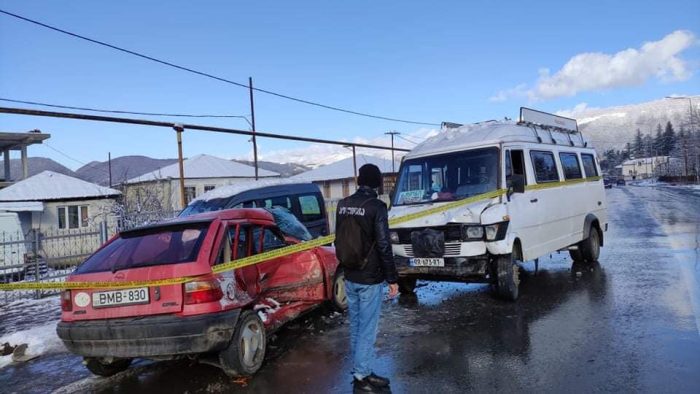 მარტვილში ავტოსაგზაო შემთხვევა მოხდა