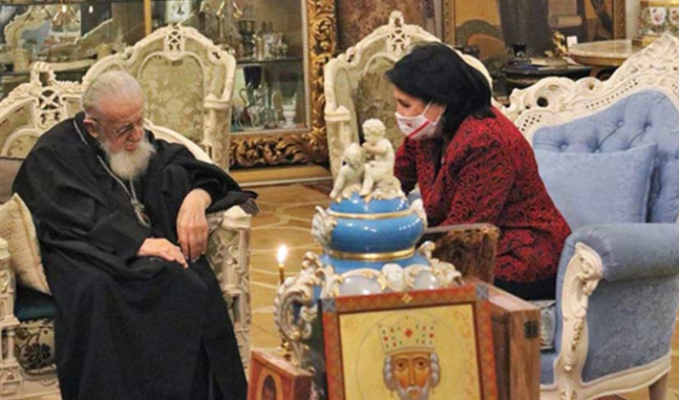 სალომე ზურაბიშვილმა პატრიარქს ეროვნული თანხმობის პროცესის დაწყების შესახებ საკუთარი ინიციატივა წარუდგინა – პრეზიდენტის პრესსამსახური