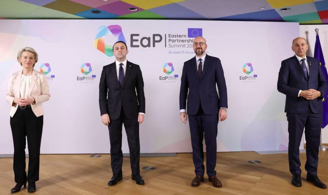 ირაკლი ღარიბაშვილი ბრიუსელში, აღმოსავლეთ პარტნიორობის სამიტზე (ფოტოები)